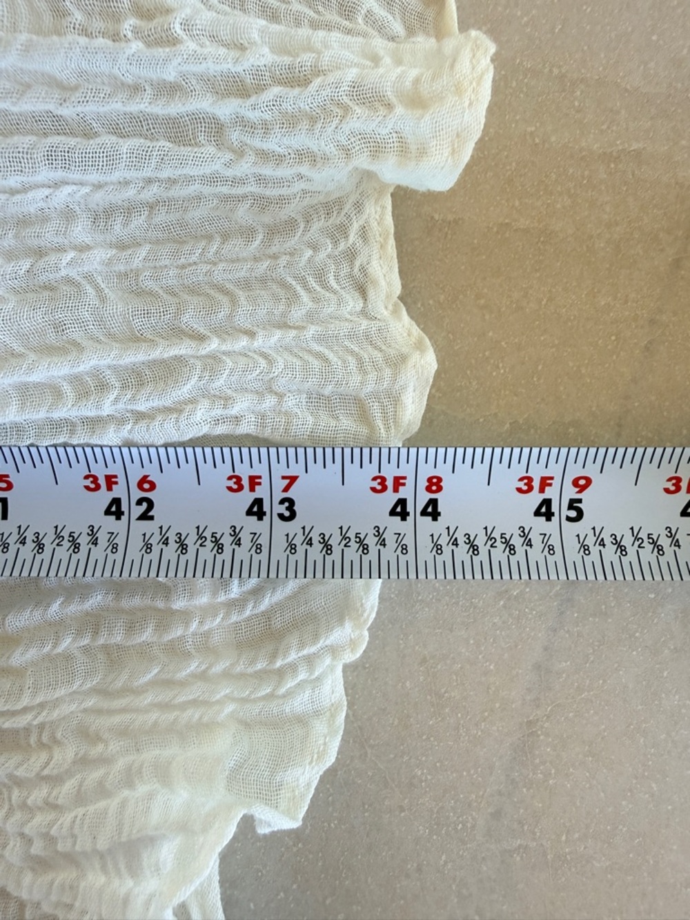 C/MEO Collective Sacrifices Gauze Ruffle Midi Dress Ivory Off Shoulder Large L - Picture 16 of 16